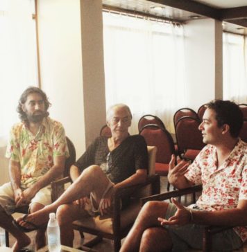 Num país sem memória a ficção refaz a história Léo Garcia, Sapiran Brito e Zeca Brito. Foto: Juliana Costa