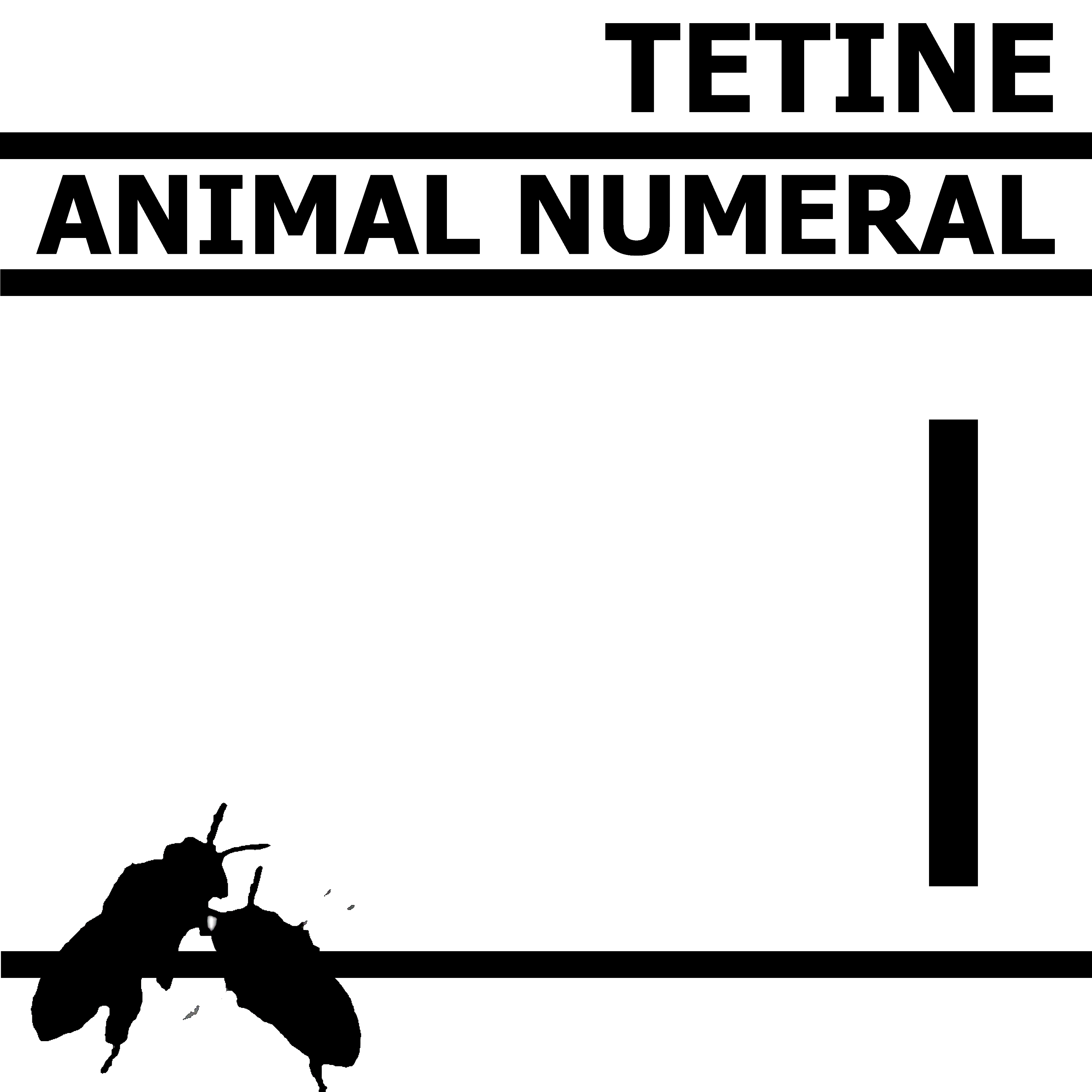 "Animal Numeral" (2019), do duo Tetine