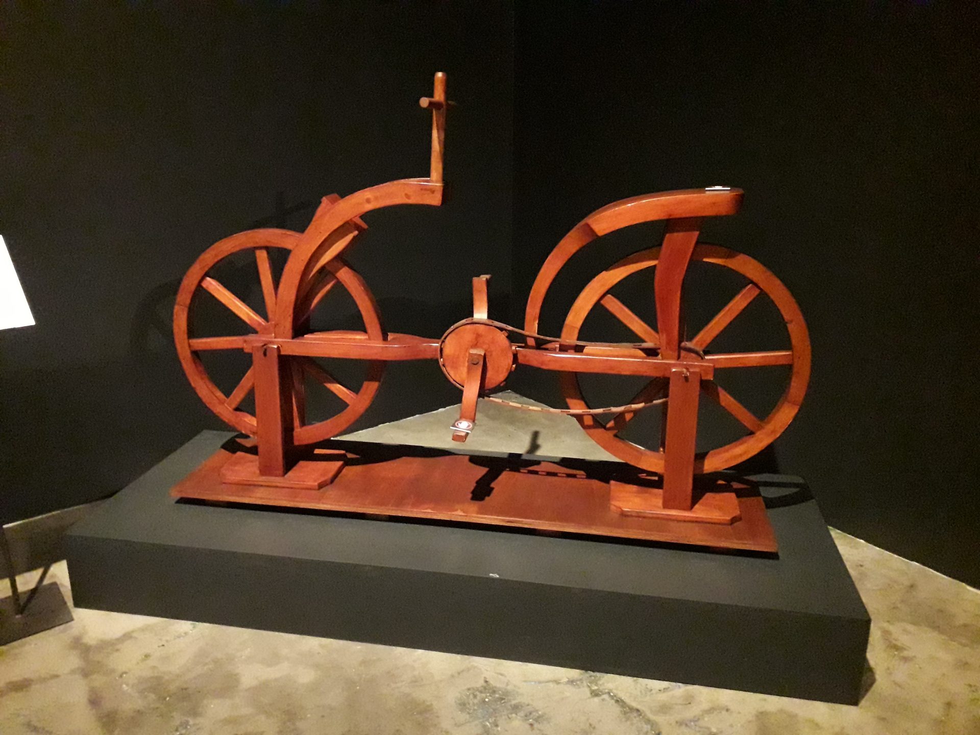 Protótipo de bicicleta de Leonardo da Vinci