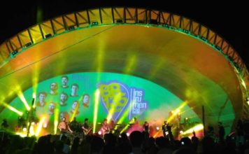 O dia em que o BR-135 cruzou a 010 O Bixiga 70 no palco do BR-135 em Imperatriz. Foto: Guta Amabile