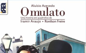 “O mulato” em quadrinhos "O mulato". Capa. Reprodução