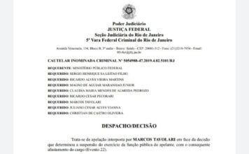 Justiça nega recurso a secretário de Direitos Autorais Cópia de decisão da Justiça Federal