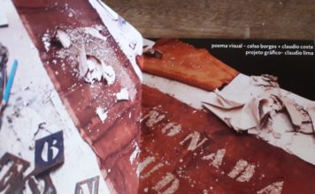 Poema visual de Celso Borges e Cláudio Costa relê neologismo de Guimarães Rosa Nonadatudo. Reprodução