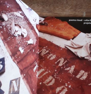Poema visual de Celso Borges e Cláudio Costa relê neologismo de Guimarães Rosa Nonadatudo. Reprodução