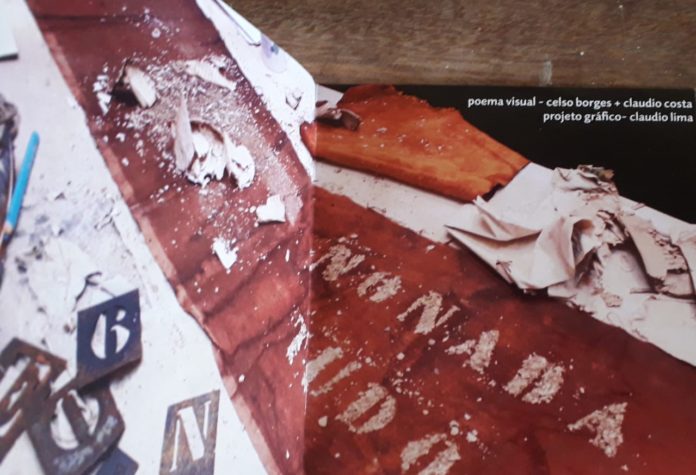 Poema visual de Celso Borges e Cláudio Costa relê neologismo de Guimarães Rosa Nonadatudo. Reprodução