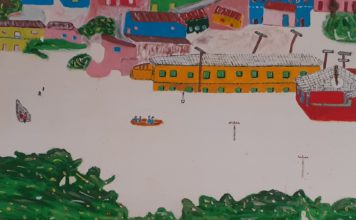 O artista da inundação Clemencir Donizete