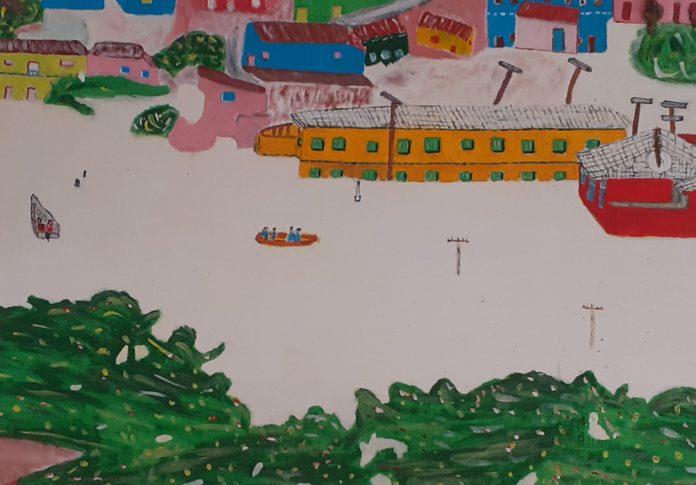 O artista da inundação Clemencir Donizete