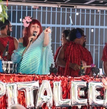 Uma refestança em homenagem a Gilberto Gil e Rita Lee O bloco Ritaleena