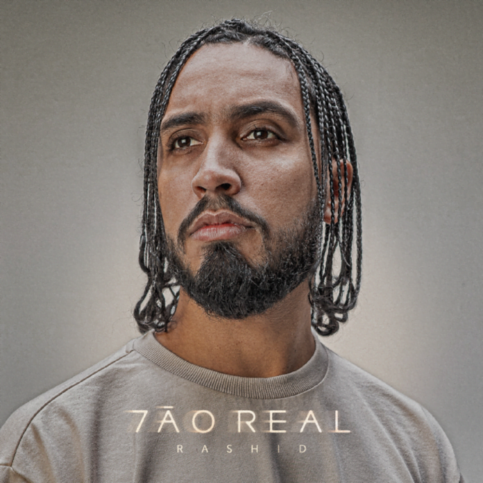Rashid entre o luto e a luta em Tão Real Capa do álmbum Tão Real. de Rashid