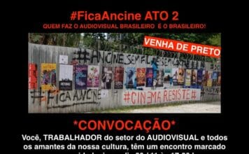 Protesto em movimento na Ancine parada