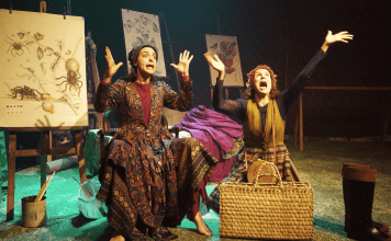 Maria e os insetos, a websérie cênica Cena da peça Maria e os insetos