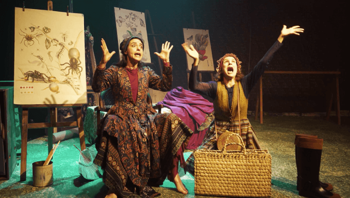 Maria e os insetos, a websérie cênica Cena da peça Maria e os insetos