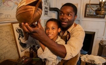 O país das maravilhas e a terra do nunca no mesmo quintal Jordan A. Nash e David Oyelowo em cena de "Alice e Peter". Foto: divulgação
