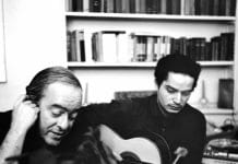 Marcos Sacramento e Zé Paulo Becker repetem hoje em Atins homenagem a Baden Powell Vinícius de Moraes e Baden Powell, parceiros nos afro-sambas, base do repertório do show do duo. Foto: reprodução