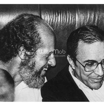 Zuza Homem de Mello baila com João Gilberto em “Amoroso” Zuza Homem de Mello e João Gilberto - foto acervo pessoal do autor