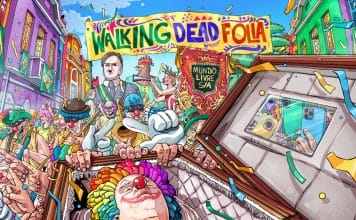 Capa do novo disco da mundo livre s/a já nasce antológica Walking dead folia. Capa. Reprodução