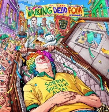 Capa do novo disco da mundo livre s/a já nasce antológica Walking dead folia. Capa. Reprodução