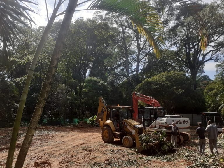 Edificação é demolida dentro do Ibirapuera para erguer centro esportivo