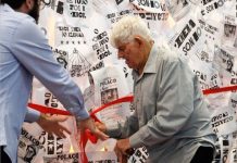 Expedycto Lyma, realizador de cinema e sonhos O homenageado Expedycto Lyma na abertura da Ocupação. Foto: divulgação