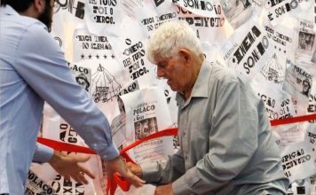 Expedycto Lyma, realizador de cinema e sonhos O homenageado Expedycto Lyma na abertura da Ocupação. Foto: divulgação