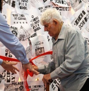 Expedycto Lyma, realizador de cinema e sonhos O homenageado Expedycto Lyma na abertura da Ocupação. Foto: divulgação