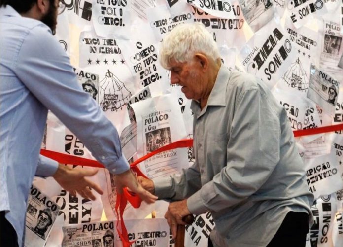 Expedycto Lyma, realizador de cinema e sonhos O homenageado Expedycto Lyma na abertura da Ocupação. Foto: divulgação