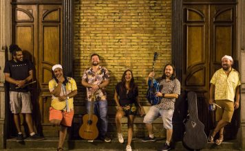 Flores e amizades contra os canhões da exploração A banda Fizeram a Elza fotografada por Jefferson Fernandes. Divulgação