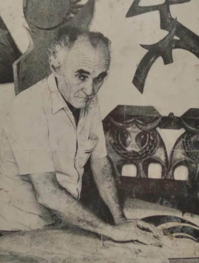 A imensidão de Antônio Almeida O artista plástico Antônio Almeida. Foto: acervo da família