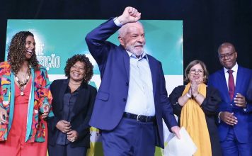 Lula assina a lei que prorroga uso de recursos da Lei Paulo Gustavo até o final de 2024 Presidente eleito, Lula anuncia as ministras Anielle Franco (Igualdade Racial), Margareth Menezes (Cultura), Cida Gonçalves (Mulheres) e Sílvio Almeida (Direitos Humanos)