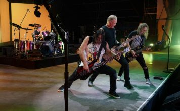 Metallica lança novo single e anuncia turnê e álbum O Metallica em Lisboa, Portugal, em julho de 2022. Foto: Brett Murray. Divulgação