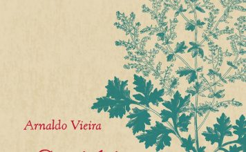 A poesia consciente de Arnaldo Vieira "Cemitério de Mamutes". Capa. Reprodução