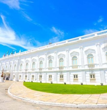 Música para ver, arquitetura para ouvir O Palácio dos Leões, no Centro histórico de São Luís, será homenageado em concerto que une música e arquitetura. Divulgação