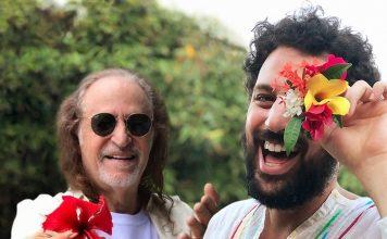 Alceu Valença e Juba anunciam seu querido São João Pai e filho, Alceu Valença e Juba anunciam o São João em single. Foto: divulgação