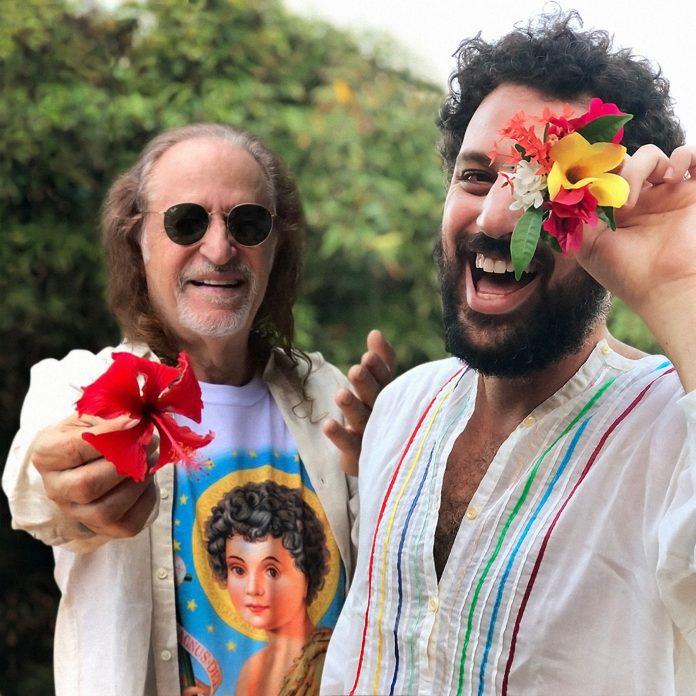 Alceu Valença e Juba anunciam seu querido São João Pai e filho, Alceu Valença e Juba anunciam o São João em single. Foto: divulgação