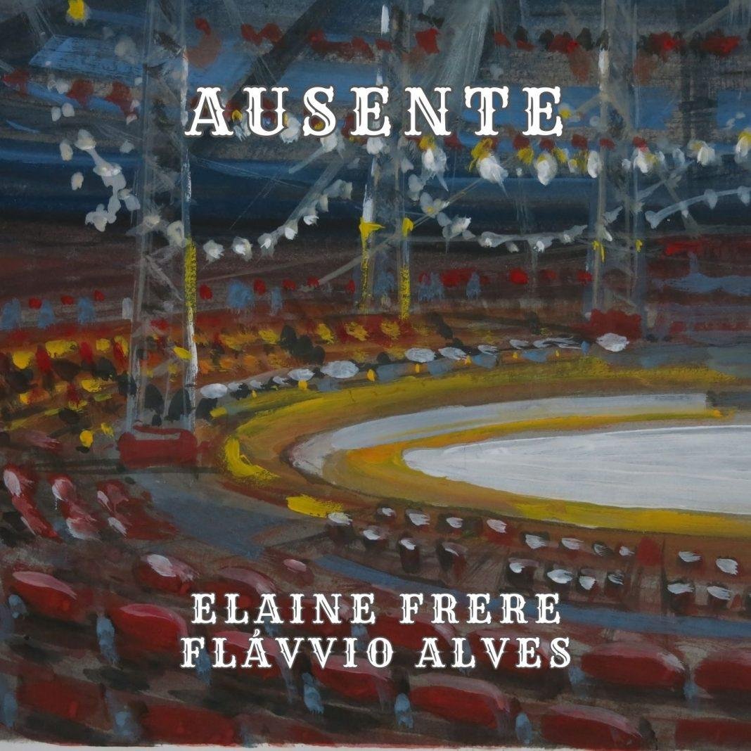 "Ausente". Single. Capa. Arte de Jorge Grisi. Reprodução