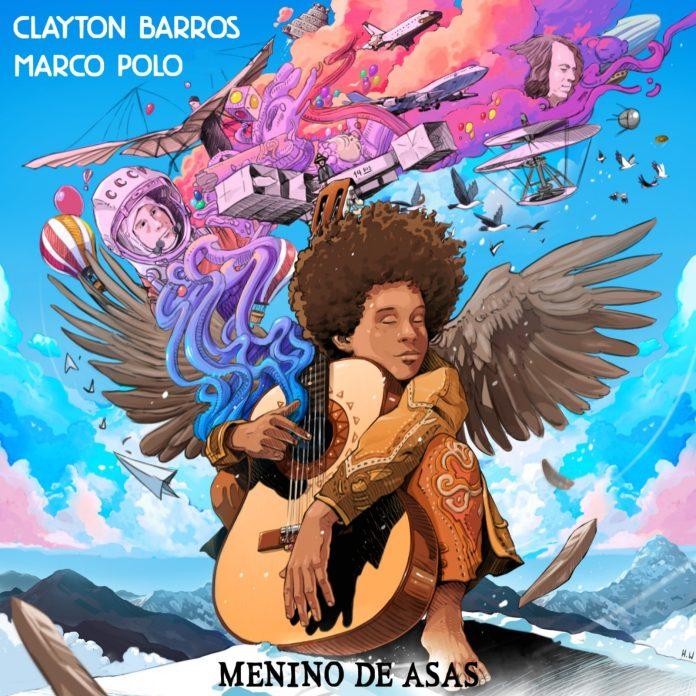 Clayton Barros homenageia Paulo Rafael em “Menino de Asas” "Menino de Asas". Capa. Reprodução