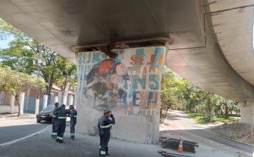 Prefeitura apaga grafites em São Paulo