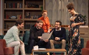 ‘O Nome do Bebê’ e a supremacia da palavra Elenco de "O Nome do Bebê", em cartaz no Teatro Faap, em São Paulo