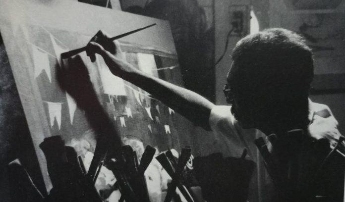 Morre em São Luís o artista plástico e cronista Jesus Santos O artista plástico e cronista Jesus Santos na foto que ilustra o verbete a ele dedicado no livro "Arte do Maranhão: 1940-1990" (1994) - reprodução