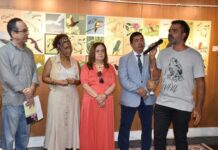 O múltiplo Claudio Lima em dose dupla no Centro Cultural do Ministério Público Claudio Lima fala durante abertura das exposições - foto: CCOM-MPMA/ reprodução