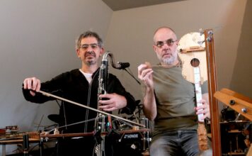 Cinemúsica: hoje e amanhã O Grivo recria, ao vivo, trilhas sonoras de filmes de Orson Welles, Robert Wiene, Marcel Duchamp e outros O Grivo é Marcos Moreira e Nelson Soares - foto: divulgação