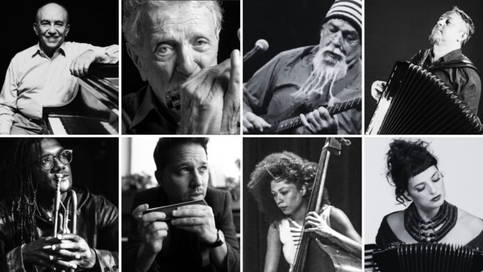 Workshop dá início ao Festival Plural Instrumental hoje em São Luís; shows acontecem sábado e domingo, grátis, no Teatro João do Vale Amilton Godoy, Maurício Einhorn, Arismar do Espírito Santo, Bebê Kramer, Sidmar Vieira, Gabriel Grossi, Vanessa Ferreira e Lívia Mattos: o line up do Festival Plural Instrumental em São Luís - fotos: divulgação