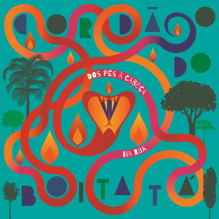Em “Dos Pés À Cabeça – Na Rua”, Cordão do Boitatá apresenta um rico mosaico da música brasileira "Dos Pés À Cabeça – Na Rua" - capa/ reprodução