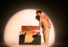 O futuro começa na Paraíba Juliana Linhares e Luana Flores em cena de "Alumeia" - foto: Natália Di Lorenzo/ divulgação