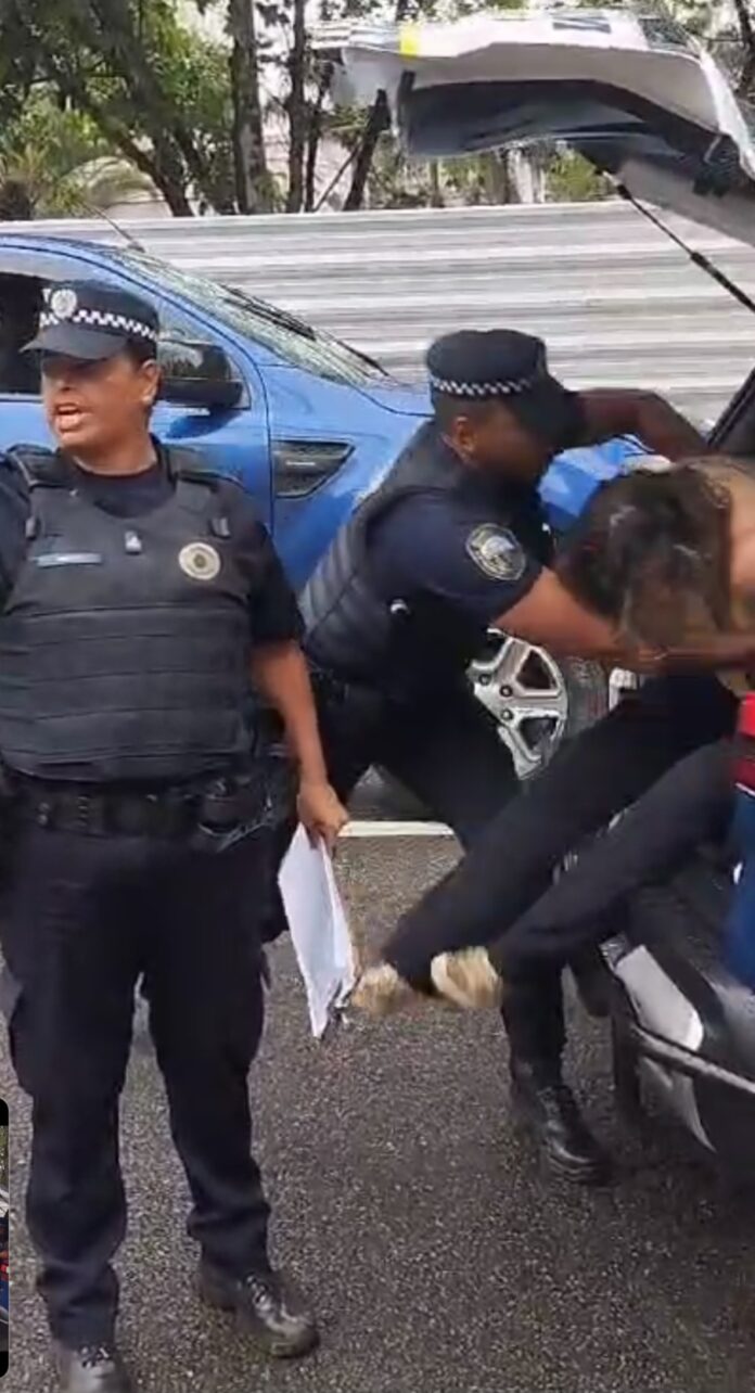 Polícia prende manifestante por abraçar árvore na Vila Mariana