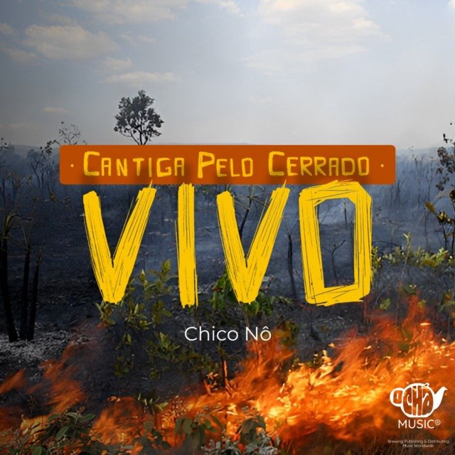 "Cantiga Pelo Cerrado Vivo" - single/ capa/ arte de Rodrigo Quagliano/ reprodução