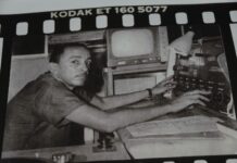 Morre Parafuso, aos 93 anos, em São Luís O sonoplasta Parafuso em ação - foto: reprodução