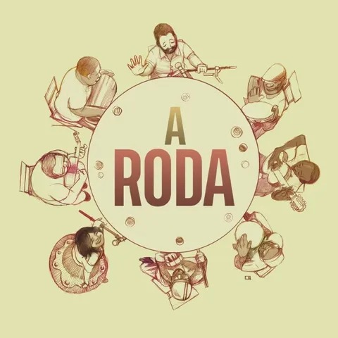 "A roda" - single/ capa/ reprodução