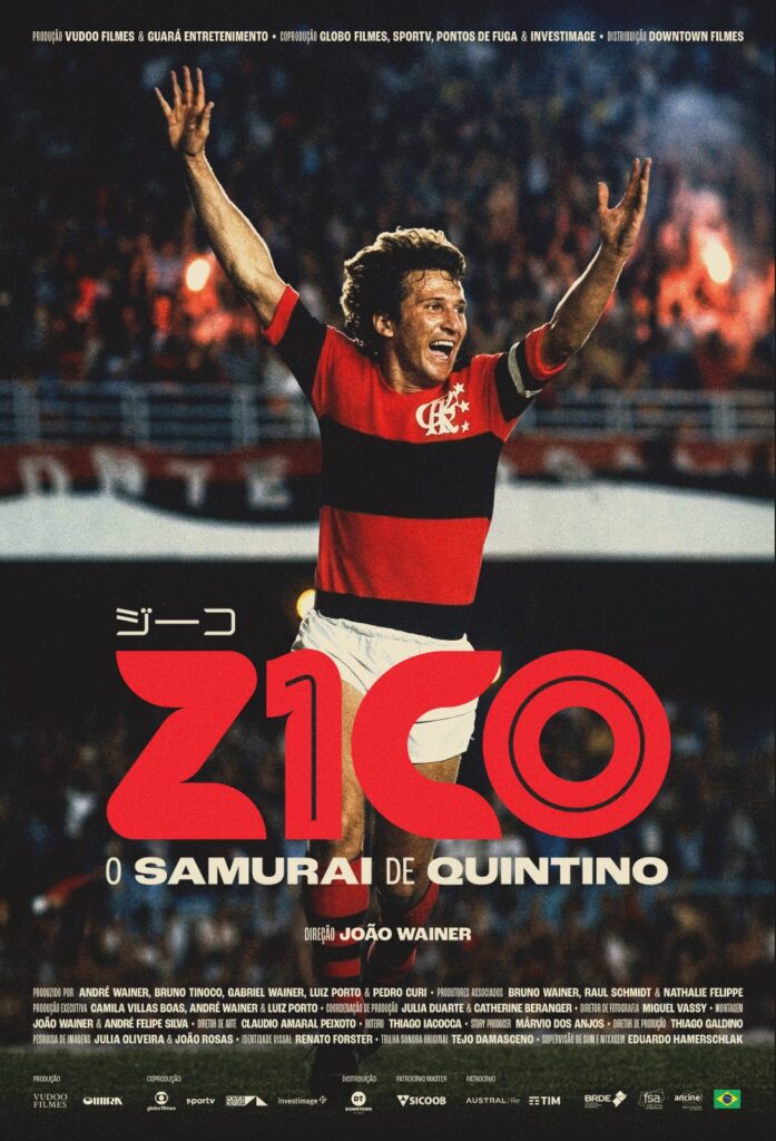 "Zico: o samurai de Quintino" - cartaz/ reprodução