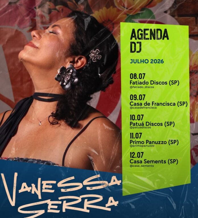 Vanessa Serra celebra 10 anos de discotecagem em curta temporada em São Paulo divulgação